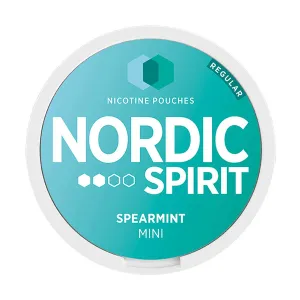 #1 Best Seller: Nordic Spirit Nicotine Pouches Spearmint  Today Only!