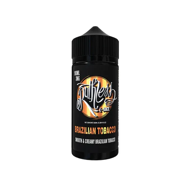 #1 Best Seller: Ruthless - Brazilian Tobacco - 100mL  Limited Stock!