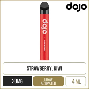 #1 Best Seller: Strawberry Kiwi DOJO Blast 2000 Go Pod Vape Kit 4ml  Going Fast!
