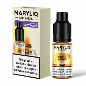 #1 Best Seller: Triple Mango Nic Salt by Lost Mary MaryLiq  Going Fast!
