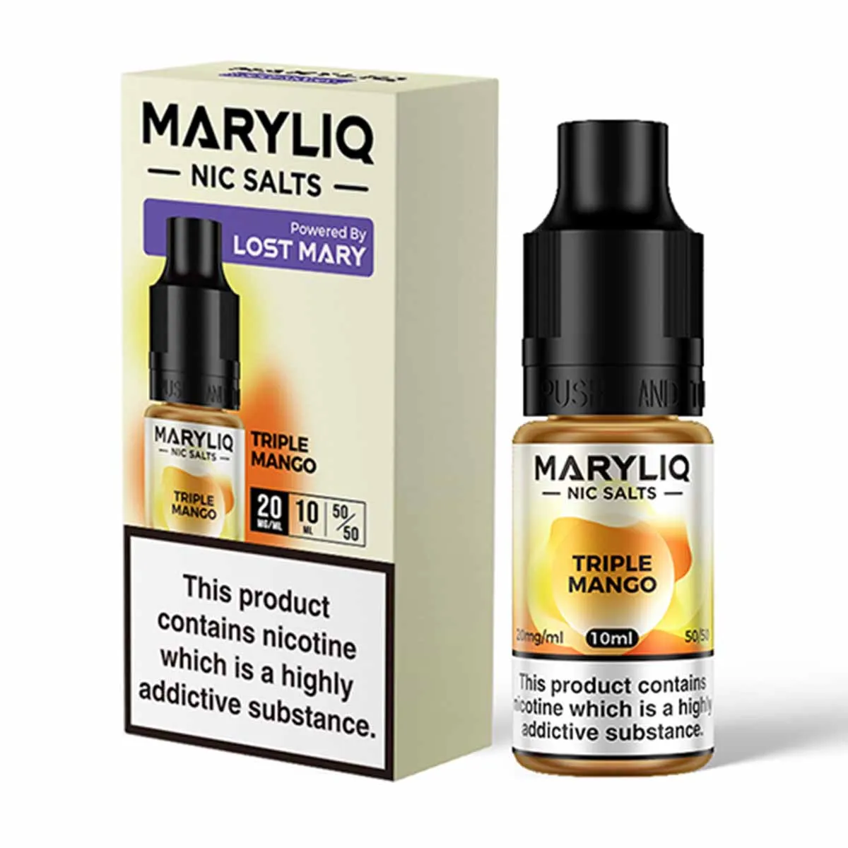 #1 Best Seller: Triple Mango Nic Salt by Lost Mary MaryLiq  Going Fast!