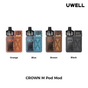 #1 Best Seller: UWELL CROWN M POD MOD  Going Fast!