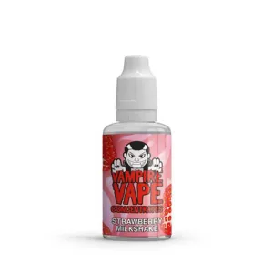 #1 Best Seller: Vampire Vape Strawberry Milkshake Flavour Concentrate 30ml  Almost Gone!