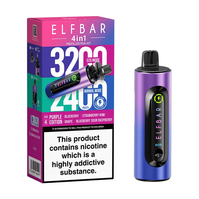 Affordable Luxury Elf Bar 4 in 1 Pod Kit  Stylish & Comfortable