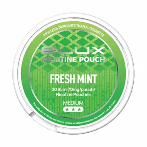 Affordable Luxury Fresh Mint Elux Nicotine Pouches  Last Few Pieces!