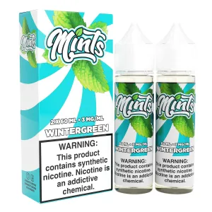 Affordable Luxury Wintergreen by Mints Series 2x 60mL  Almost Sold Out!