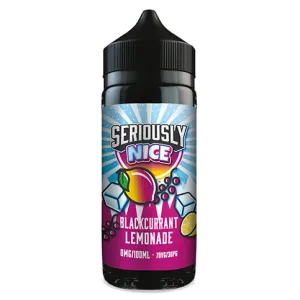 Best-Selling Cool Blackcurrant Lemonade 100ml Shortfill E-Liquid By Seriously Nice  Ends Soon!