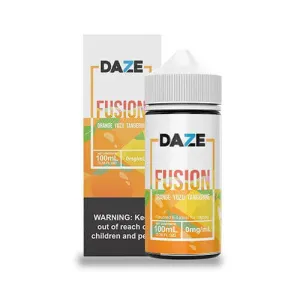 Best-Selling Orange Yuzu Tangerine by 7 Daze Fusion 100ml  Limited Availability!