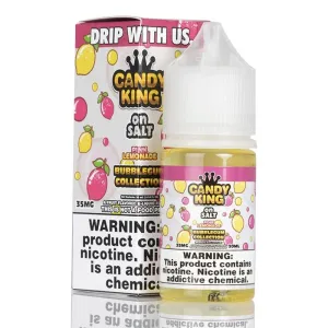 Best-Selling Pink Lemonade on Salt Bubblegum Collection by Candy King - 30ml  Limited Stock!