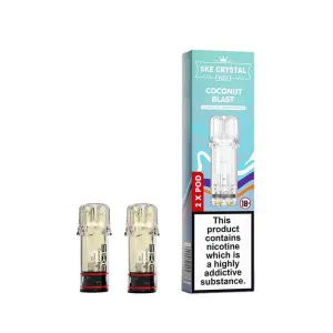 Best-Selling SKE Crystal Plus Coconut Blast Prefilled Pods 20mg  Today Only!