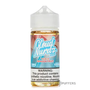 Bestseller Cloud Nurdz - Iced Peach Dragon Fruit 100mL  Going Fast!