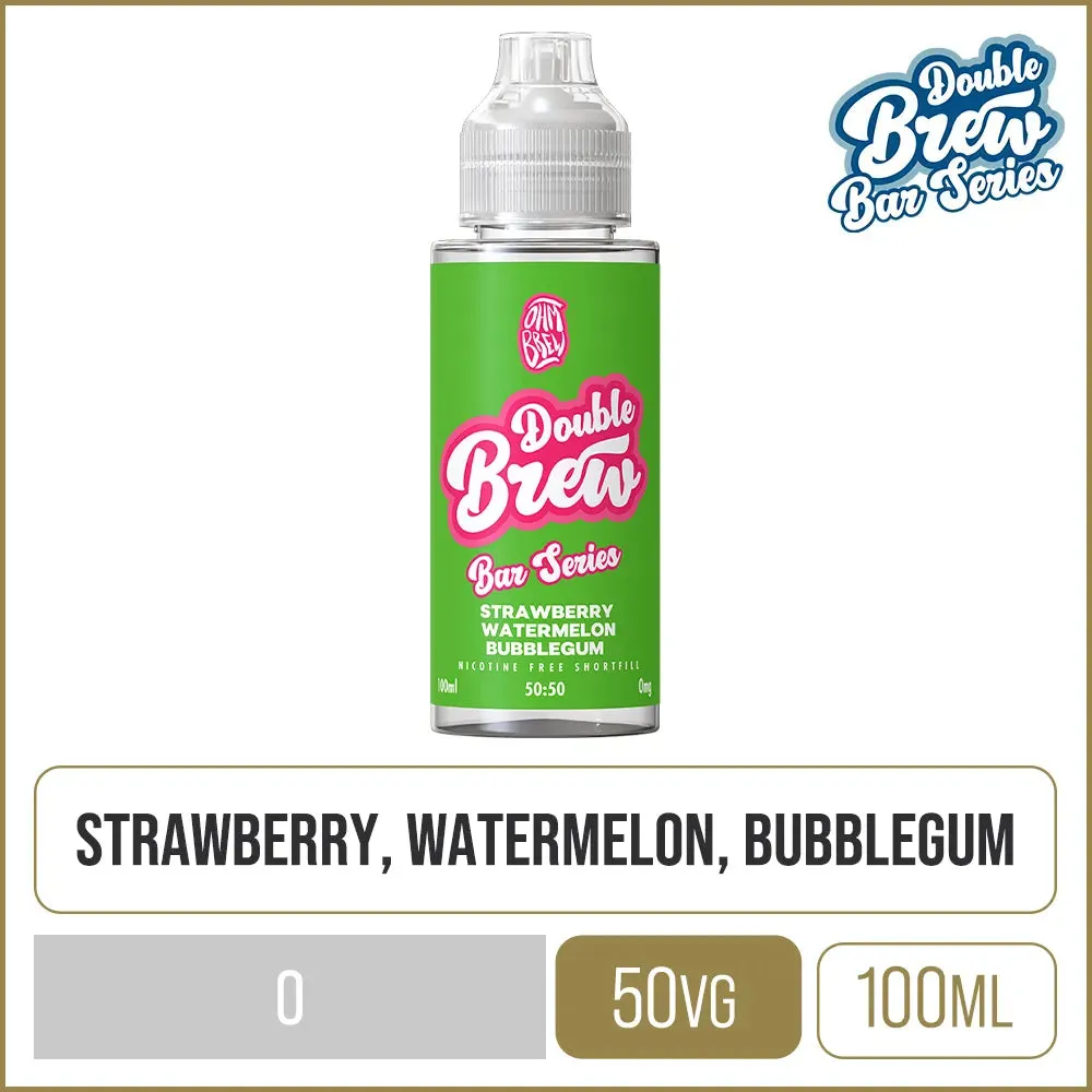 Bestseller Double Brew Bar Series Strawberry Watermelon BG 100ml  Limited Availability!