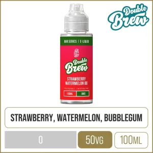 Bestseller Double Brew Bar Series Strawberry Watermelon BG 100ml  Limited Availability!