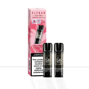 Bestseller Elf Bar Elfa PRO Strawberry Raspberry Cherry Ice Vape Pods  Dont Miss Out!