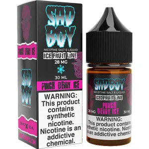 Bestseller Fruit Punch Berry Ice Salt Series by Sadboy Eliquids - 30ml  Stylish & Comfortable