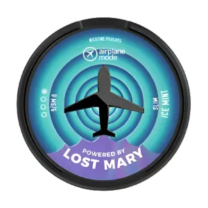 Bestseller Ice Mint Airplane Mode Lost Mary Nicotine Pouches  Almost Gone!
