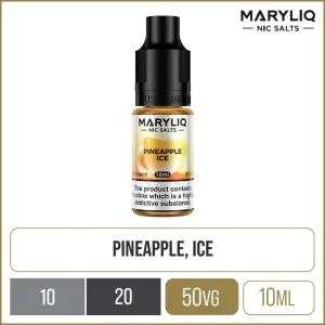 Bestseller MARYLIQ by Lost Mary Pineapple Ice E-Liquid 10ml  Almost Gone!