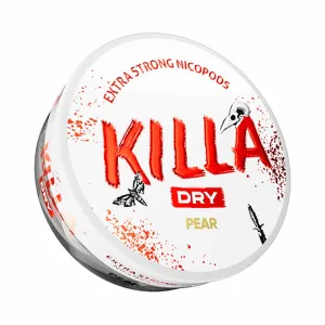 Bestseller Pear Killa Dry Nicotine Snus Pouches  Limited Release!