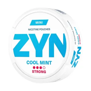 BestSelling Cool Mint Zyn Mini Nicotine Snus Pouches  Almost Gone!