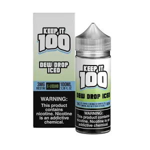 BestSelling Dew Drop Iced by Keep it 100 TF-Nic Series 100mL  Ends Soon!
