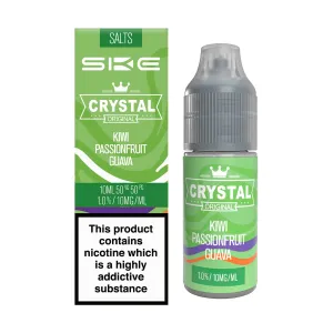 BestSelling Kiwi Passionfruit Guava Nic Salt E-Liquid by SKE Crystal Bar  Going Fast!