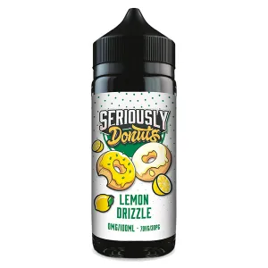 BestSelling Lemon Drizzle 100ml Shortfill E-Liquid By Seriously Donuts  Going Fast!