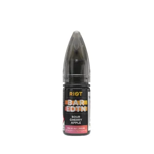 BestSelling Riot Squad BAR EDTN Sour Cherry Apple 10ml Nic Salt E-Liquid  Stylish & Comfortable