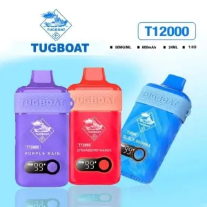 BestSelling TUGBOAT T12000 PUFFS DISPOSABLE DEVICE  Going Fast!