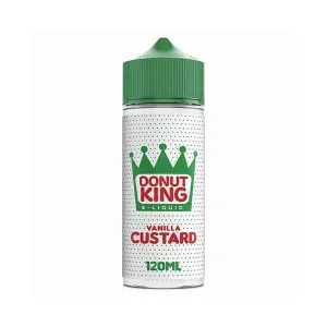 BestSelling Vanilla Custard by Donut King Short Fill 100ml  Limited Stock!
