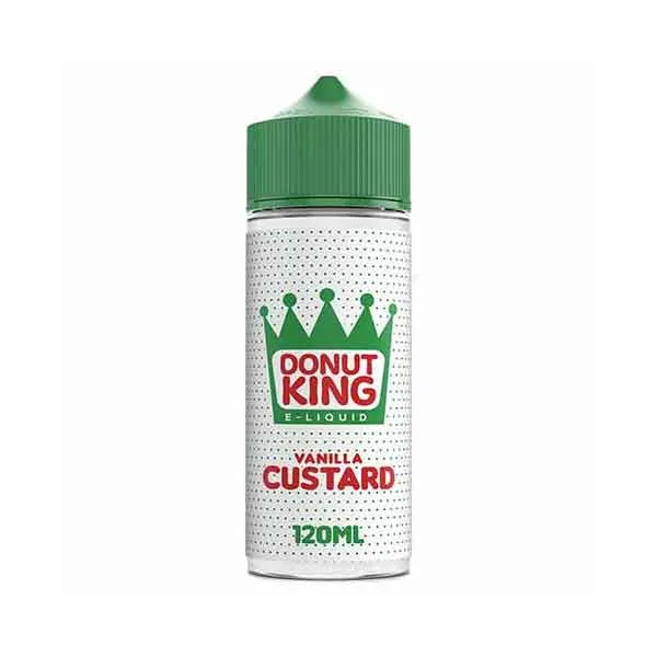 BestSelling Vanilla Custard by Donut King Short Fill 100ml  Limited Stock!