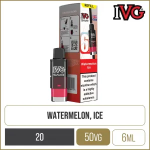 BestSelling Watermelon Ice IVG SAVR Pod & Refill 6ml  Stylish & Comfortable