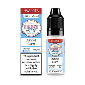 Clearance Price Bubblegum 10ml E-Liquid by Dinner Lady  Limited Stock!