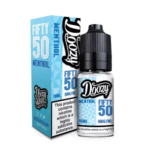 Clearance Price Menthol Fifty 50 E-Liquid 10ml Nicotine by Doozy Vape  Almost Gone!
