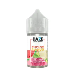Clearance Price Raspberry Green Apple Watermelon by 7 Daze Fusion Salt 30ml  Limited Availability!