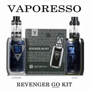 Clearance Price VAPORESSO REVENGER GO 220W TC Starter Kit  Dont Miss Out!