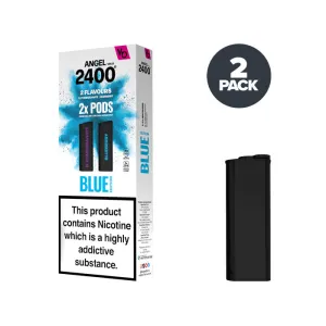 Customer Favorite Blue Edition Angel 2400 Pre-filled Pods by Vapes Bars  Last Few Pieces!