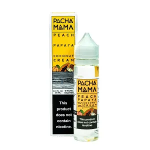 Customer Favorite Peach Papaya Coconut Cream by Pachamama EJuice TFN 60ml  Going Fast!