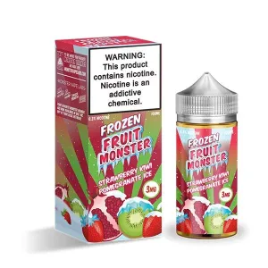 Customer Favorite Strawberry Kiwi Pomegranate Ice By Frozen Fruit Monster E-Liquid  Last Chance!