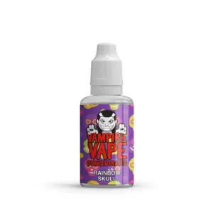 Customer Favorite Vampire Vape Rainbow Skull Flavour Concentrate 30ml  Ends Soon!