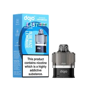 Customer Favorite Vaporesso DOJO Blast 6000 Blue Razz Lemonade Prefilled Pod & Refill  Today Only!