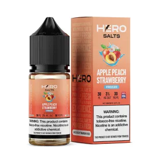 Doorbuster Apple Peach Strawberry Freeze by Hero E-Liquid 30mL (Salts)  Limited Stock!