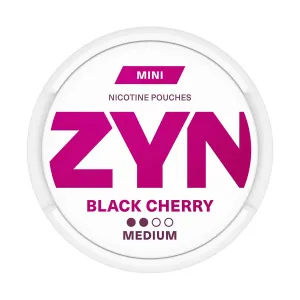 Doorbuster Black Cherry Zyn Mini Nicotine Snus Pouches  Last Few Pieces!