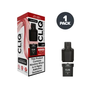 Doorbuster Fizzy Cherry Avomi Cliq 6000 Prefilled Pods  Stylish & Comfortable