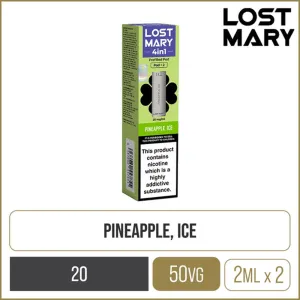 Doorbuster Pineapple Ice Lost Mary 4in1 Pods 2 Pack  Limited Release!