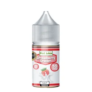 Doorbuster Strawberry Dream Salt by Pod Juice E-Liquid 30mL  Last Few Pieces!