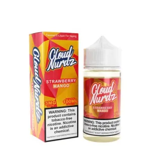 Doorbuster Strawberry Mango by Cloud NURDZ Eliquid 100ml  Limited Stock!