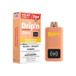 Editors Choice Drip'n 70K Disposable Vape - Mango Peach Watermelon  Last Chance!
