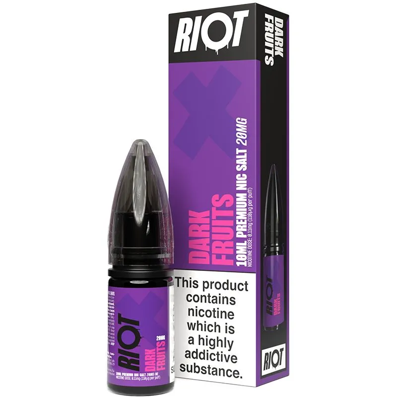 Editors Choice Riot X Dark Fruits E-Liquid 10ml  Limited Stock!