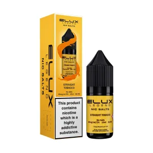 Editors Choice Straight Tobacco Nic Salt E-liquid by Elux Legend  Limited Stock!