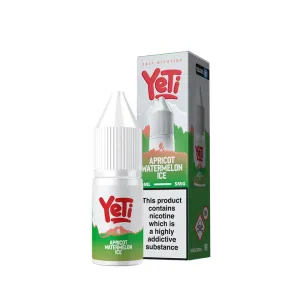 Editors Choice Yeti Summit Series Apricot Watermelon 10ml Nic Salt E-Liquid  Today Only!